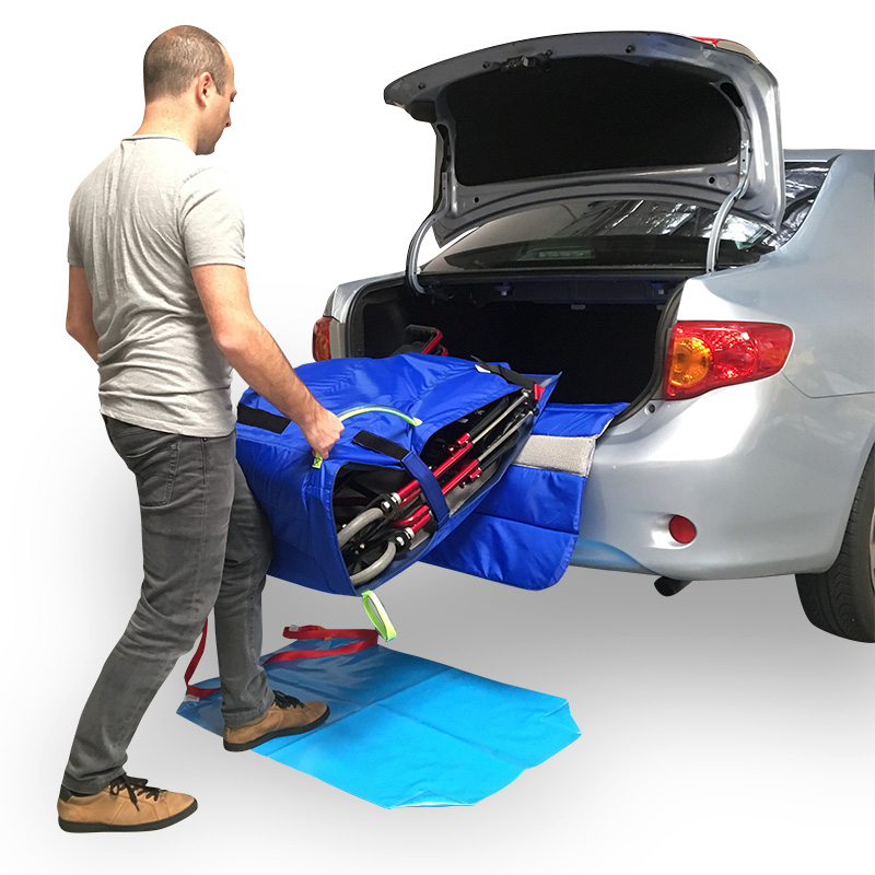 Wheelchair Boot Slider Need helping getting a wheelchair into a car?