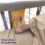 Bed Rail Protector - Clear