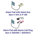 Bed Side Wedge Alarm Pad