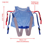 Safety Vest Vented with Leg Straps
