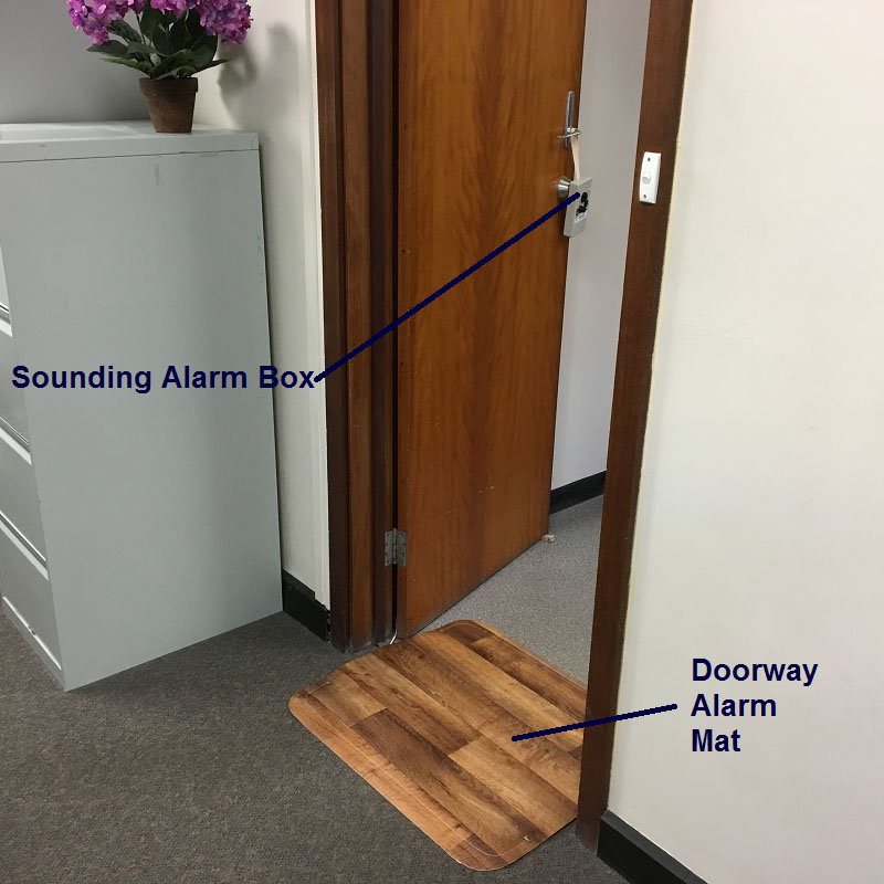 Stand Up Doorway Alarm