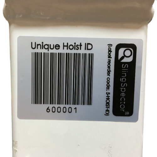 Hoist ID Barcode Label