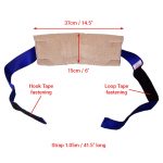 Velour Wheelchair Calf/Heel Strap