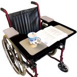 Wheelchair Tray, Strap & Bag