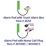 Bed Side Wedge Alarm Pad